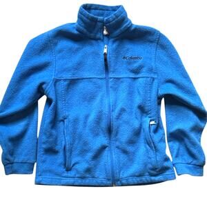 Columbia Blue Full-Zip Fleece Jacket 10/12